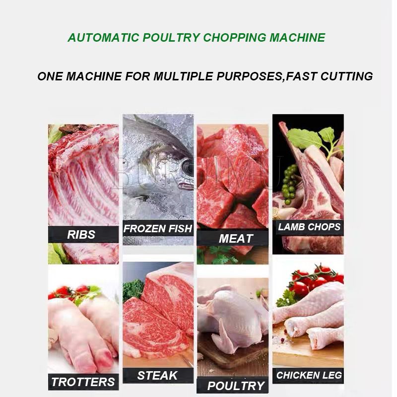 Table-top compact chicken breast slicer machine