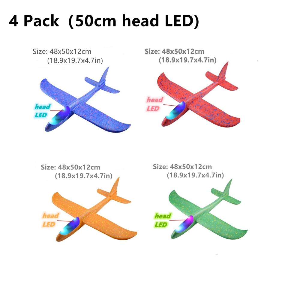 4 Pack 50cm Head Led