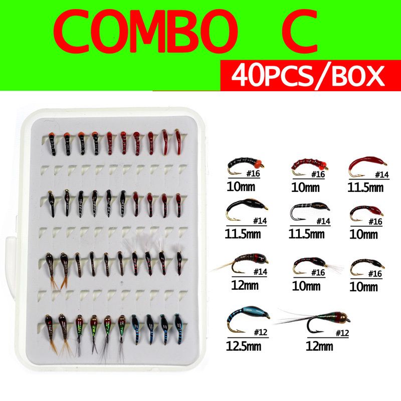 Set c 40pc Flies