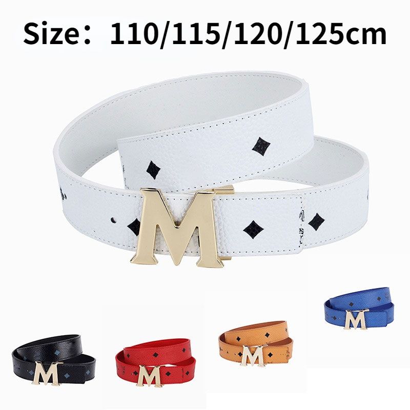 Designer Fashion Waist Belt With Letter M No Buckle Belt Mens For Men  Classic Luxury Top Quality In Black, White, Red, Blue, And Yellow Perfect  For Parties And Weddings Wholesale From Famous