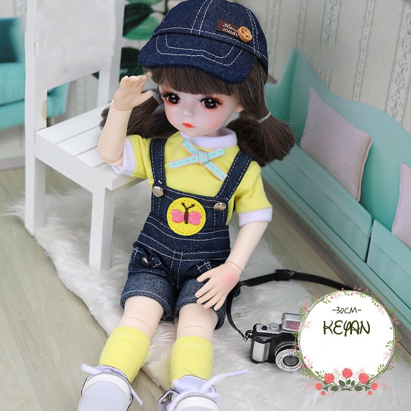 Black Yellow-Doll And Cloth