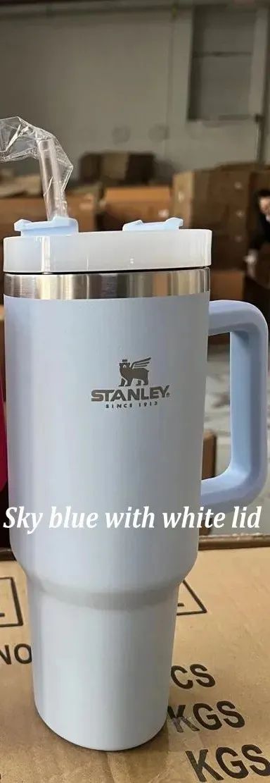 Sky Blue With White Lid