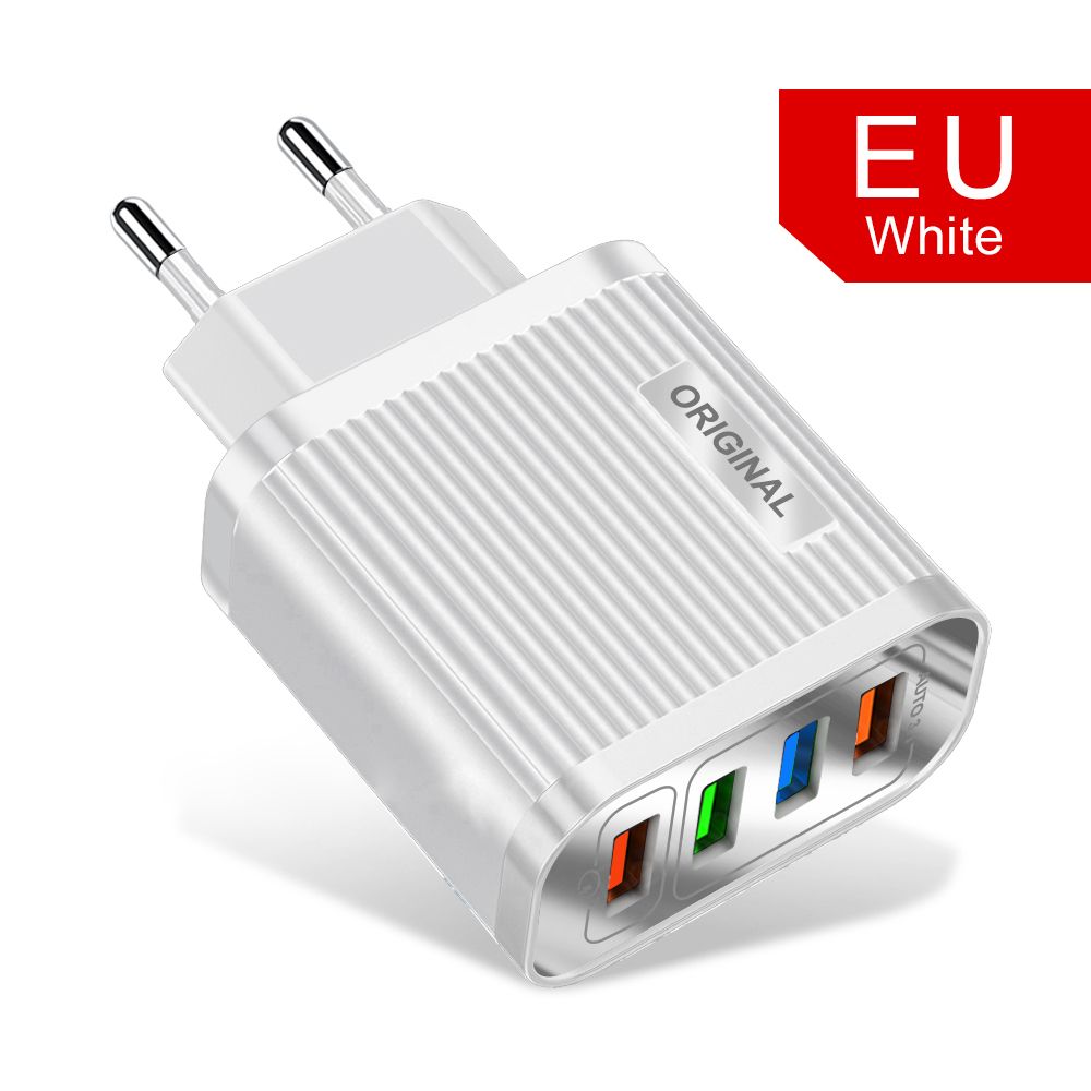 White EU Plug