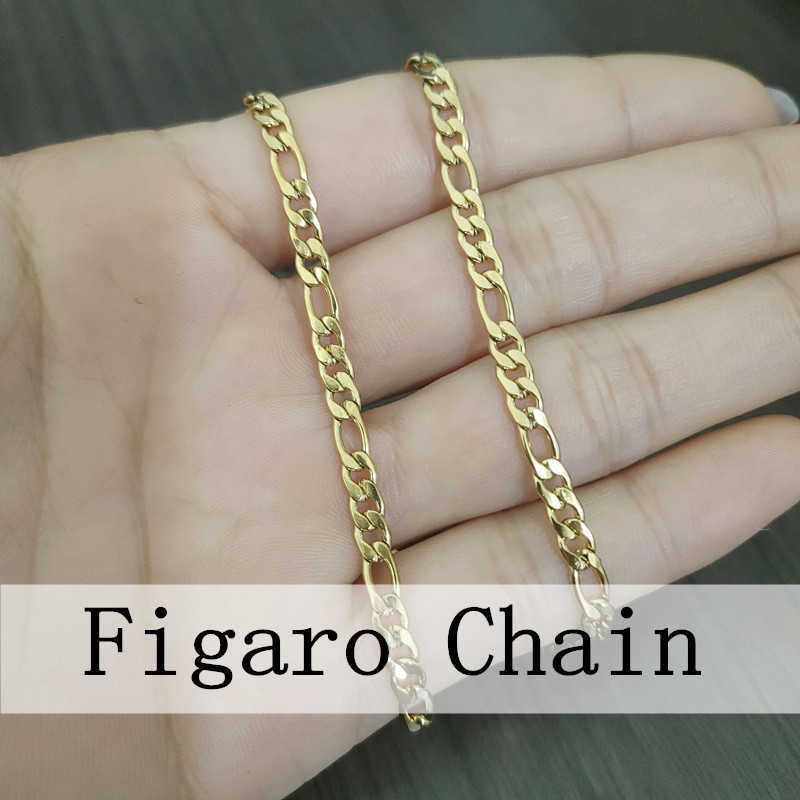 Figaro Chain-Rose Gold Color