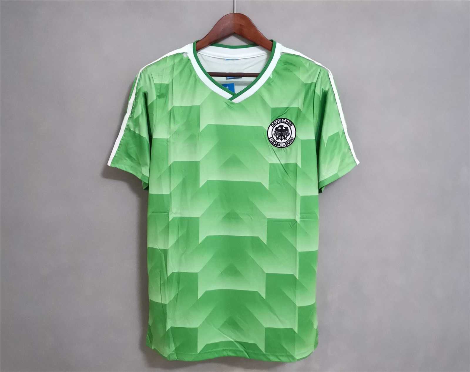 Buy wholesale 1990 West Germany Away retro replica football shirt