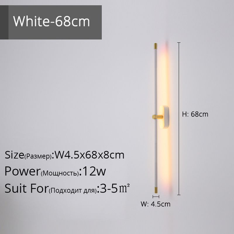 L68cm blanc 12W blanc chaud (2700-3500k)