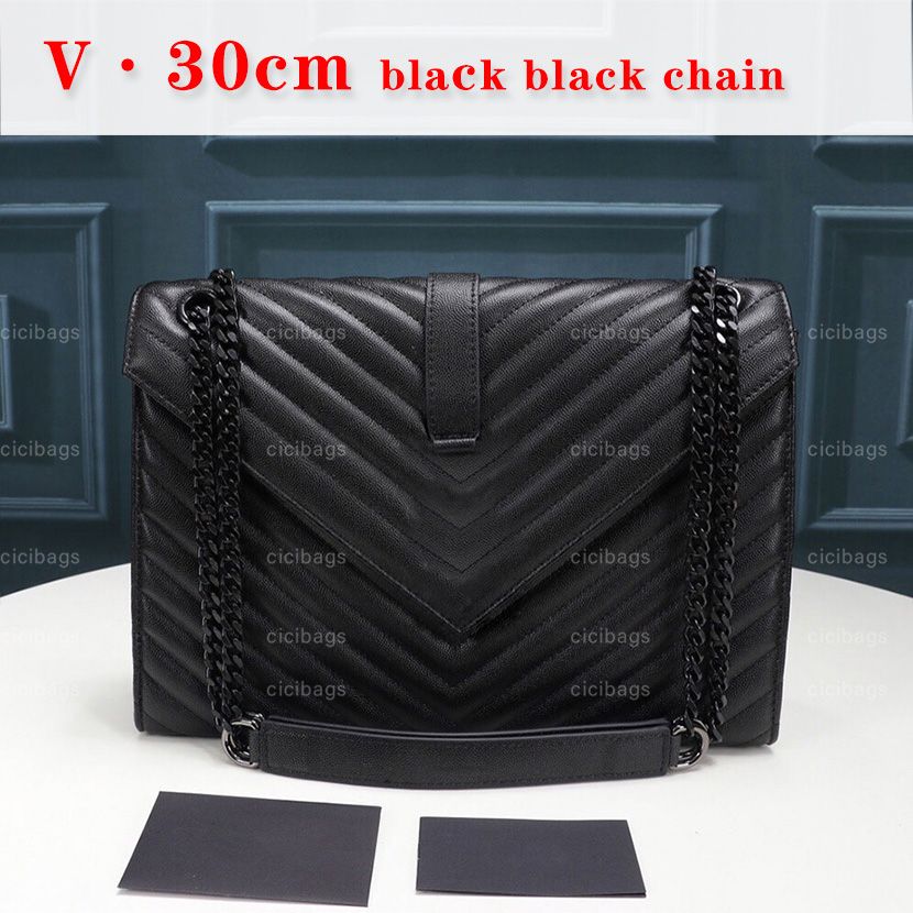 V-30cm Black Black chain