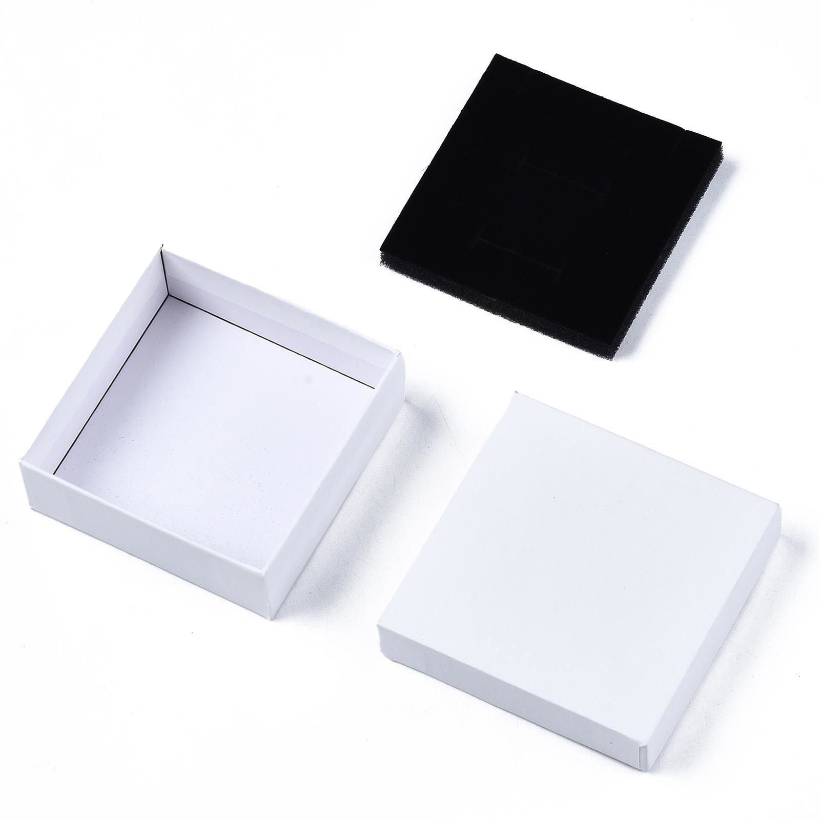 White 8.9x8.9x3.3cm