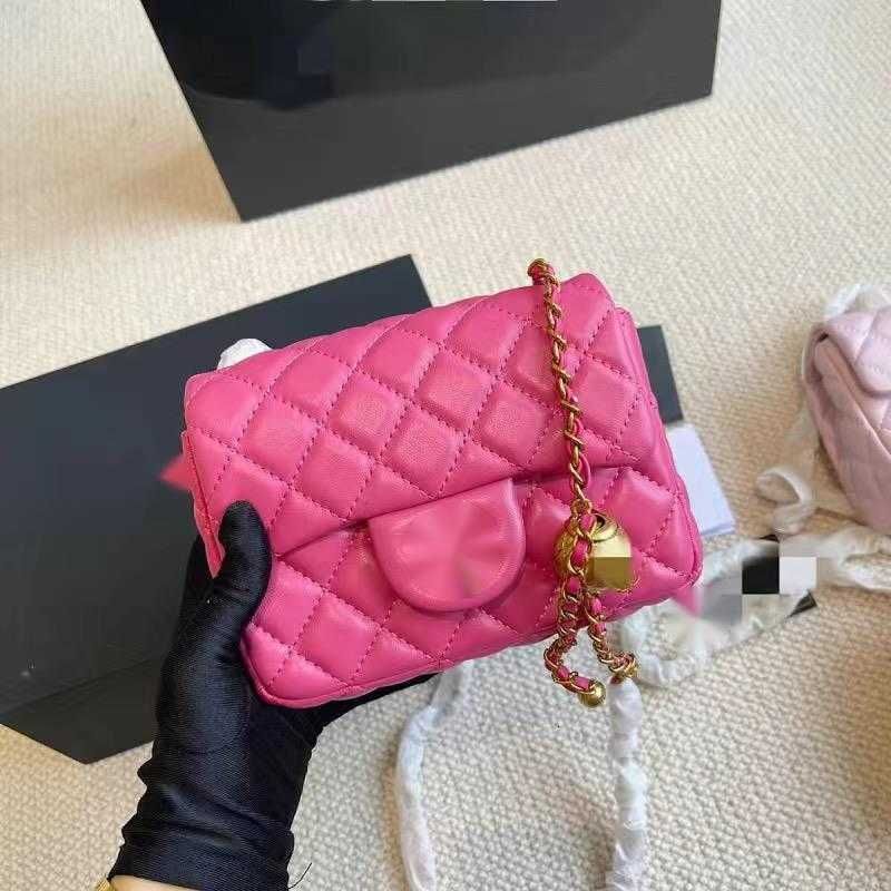 CC Bag Shopping Bags 17cm Women Luxury Flap Mini Solid Color