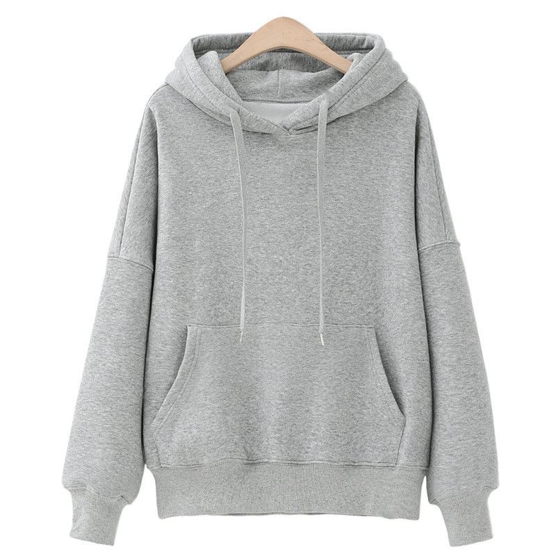 sweat à capuche gris