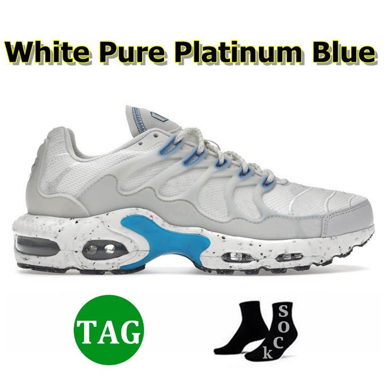 C39 40-46 White Pure Platinum Blue