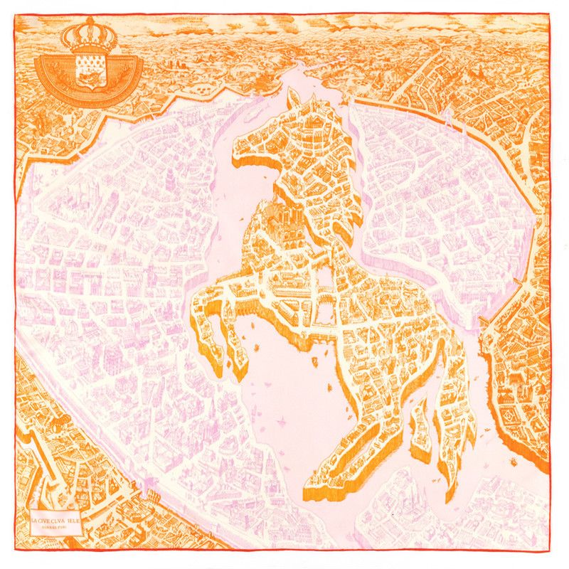 حصان Orange-90cm × 90 سم