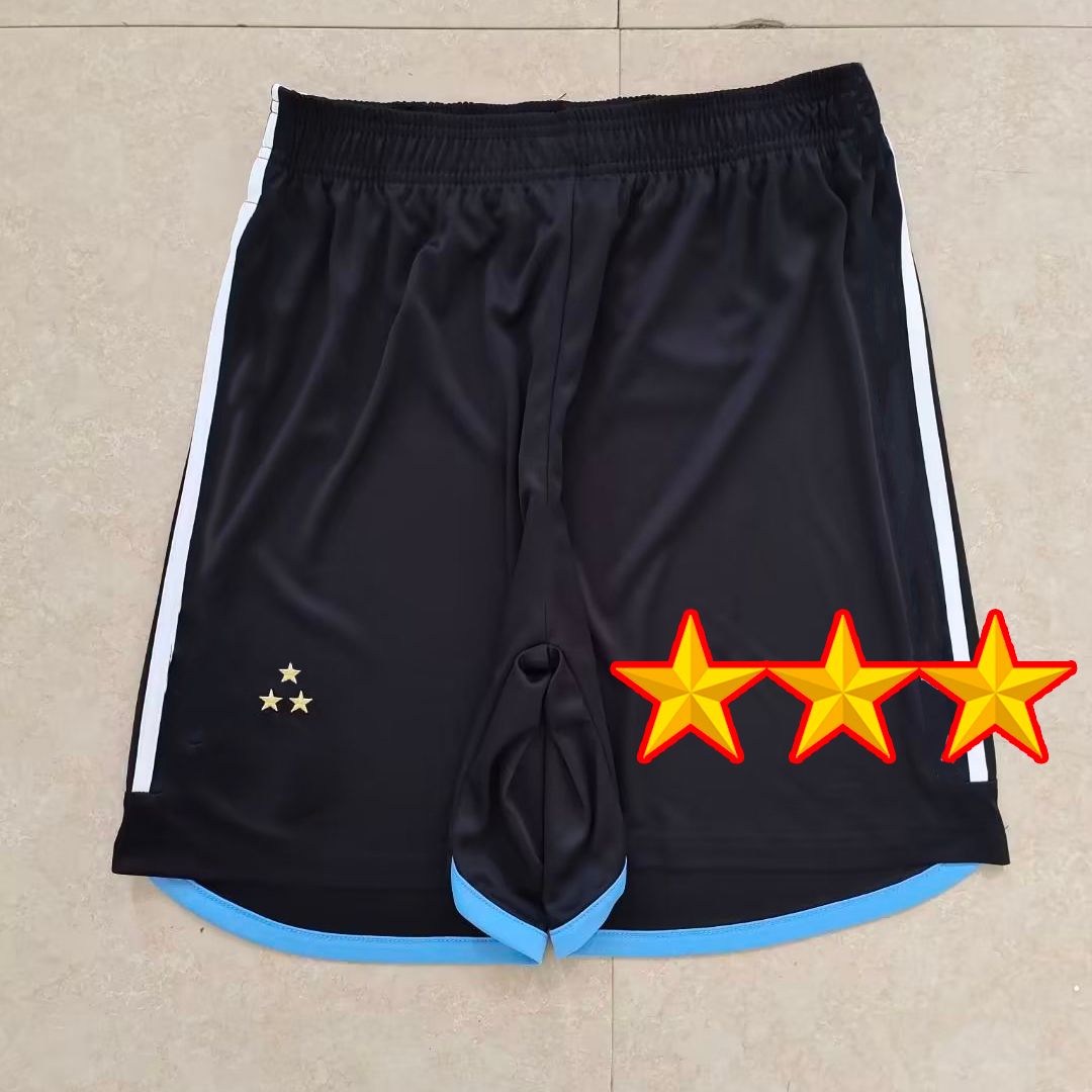 3 Stars Argentina Soccer Shorts 23 Finals Men Kit MARADONA 23 24