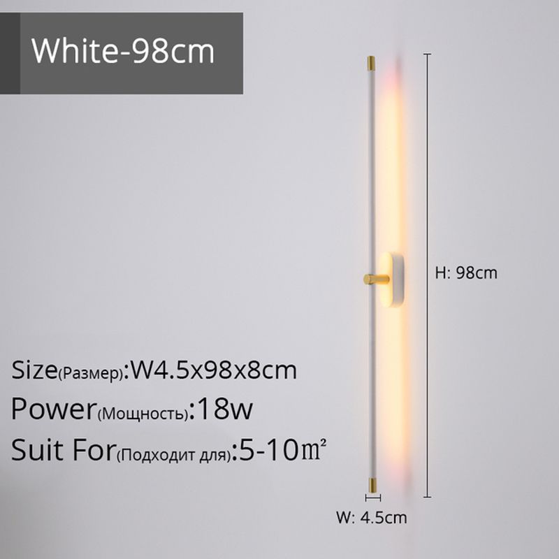 L98cm blanc 18W blanc chaud (2700-3500k)