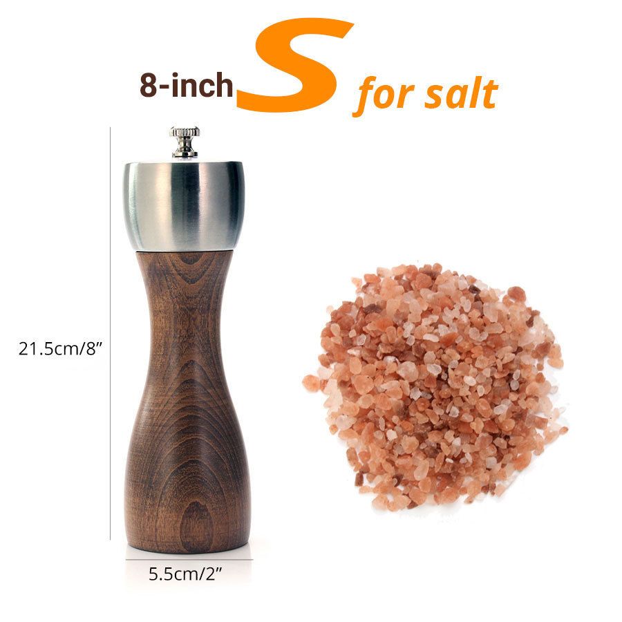 8 polegadas para sal