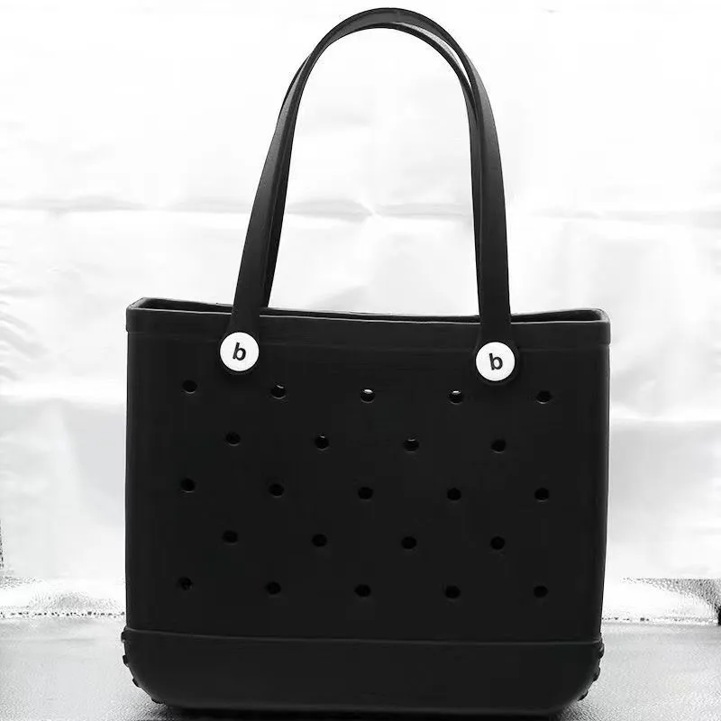 Sac De Plage Bogg En Caoutchouc EVA Étanché Grande Capacité - Panier De Rangement Polyvalent 35x30x12cm