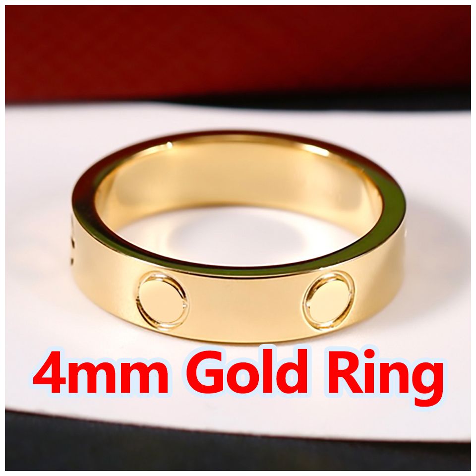 Elmas yüzüğü olmayan 4mm altın