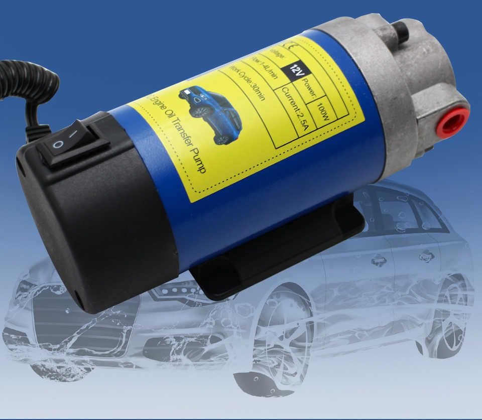 4 Litre Oil Fluid Extractor Fuel Pump Syphon Transfer 4L