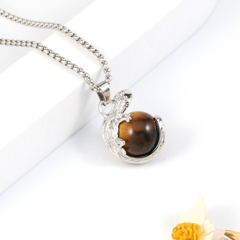 Tiger Eye Stone 17x24mm 60 cm