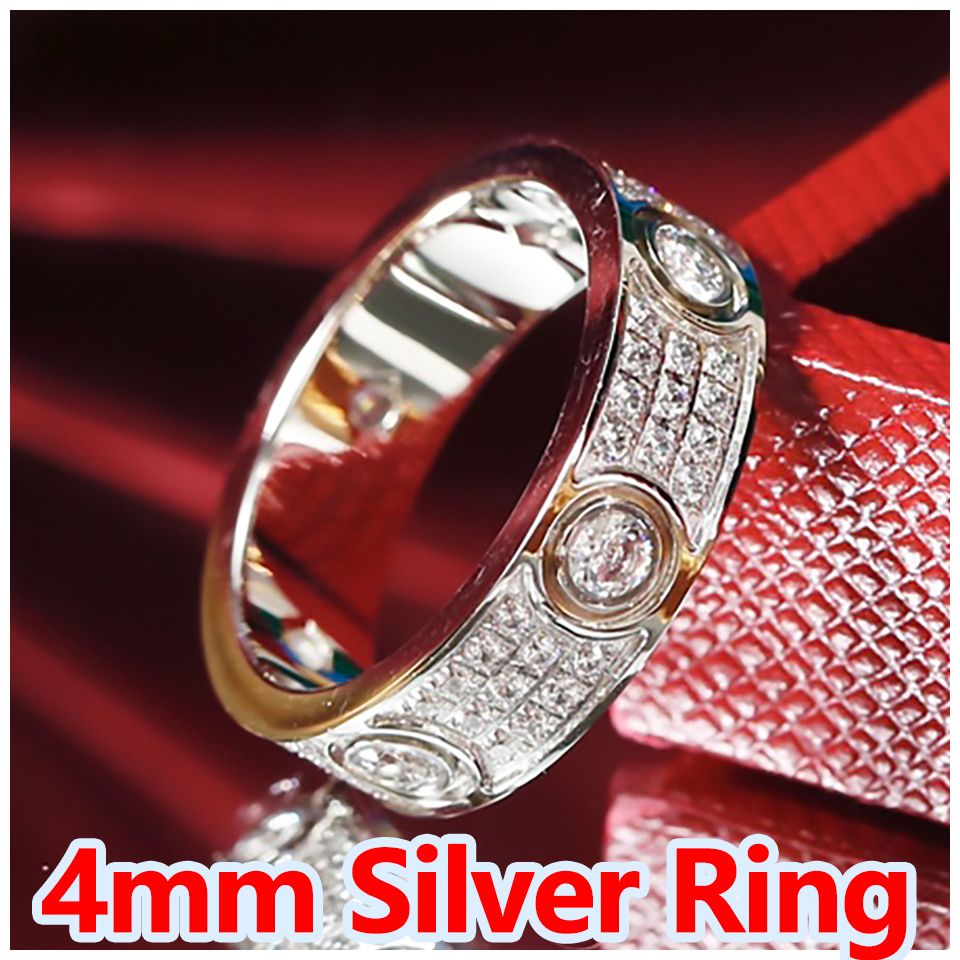 6mm Silve Ice Out Ring