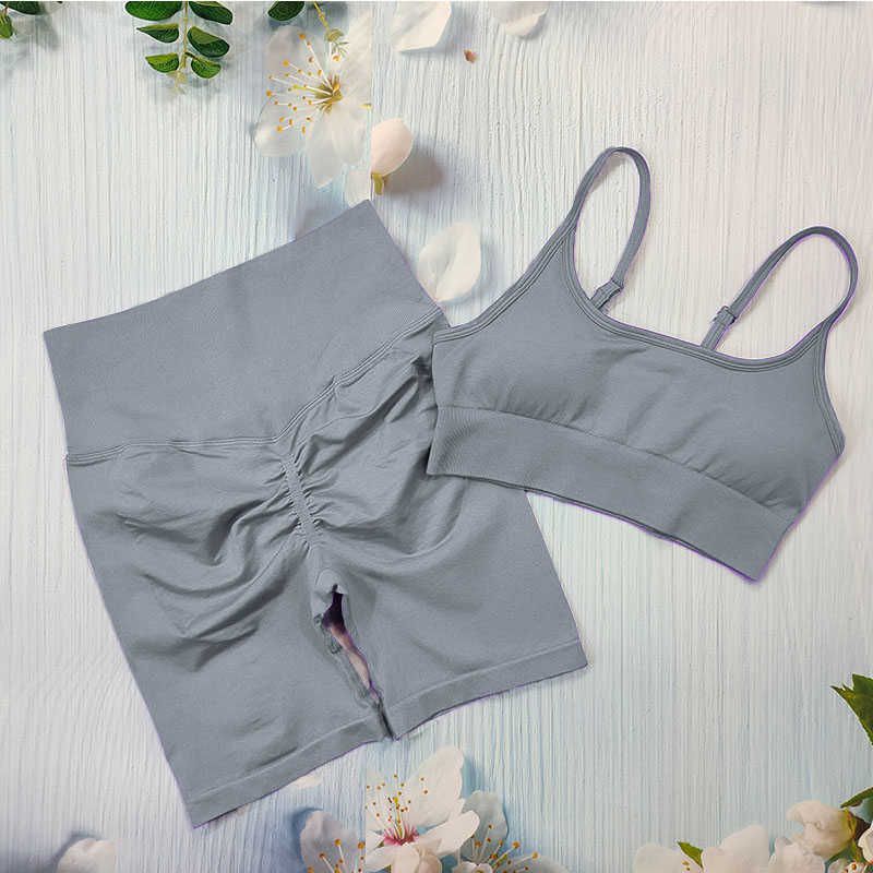 reggiseno corto grigio