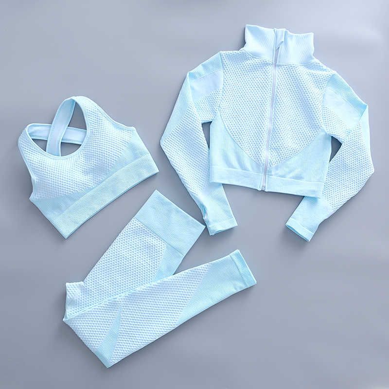 3pcs azul -céu