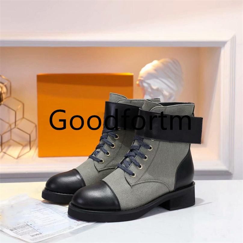 Women Designer Metropolis Flat Ranger Ankle Boots Calfskin Martin Leather  And Canvas Combat Boot Platform Desert Winter Ladies Martin Sneakers With  Box From Luckforjc, $101.31