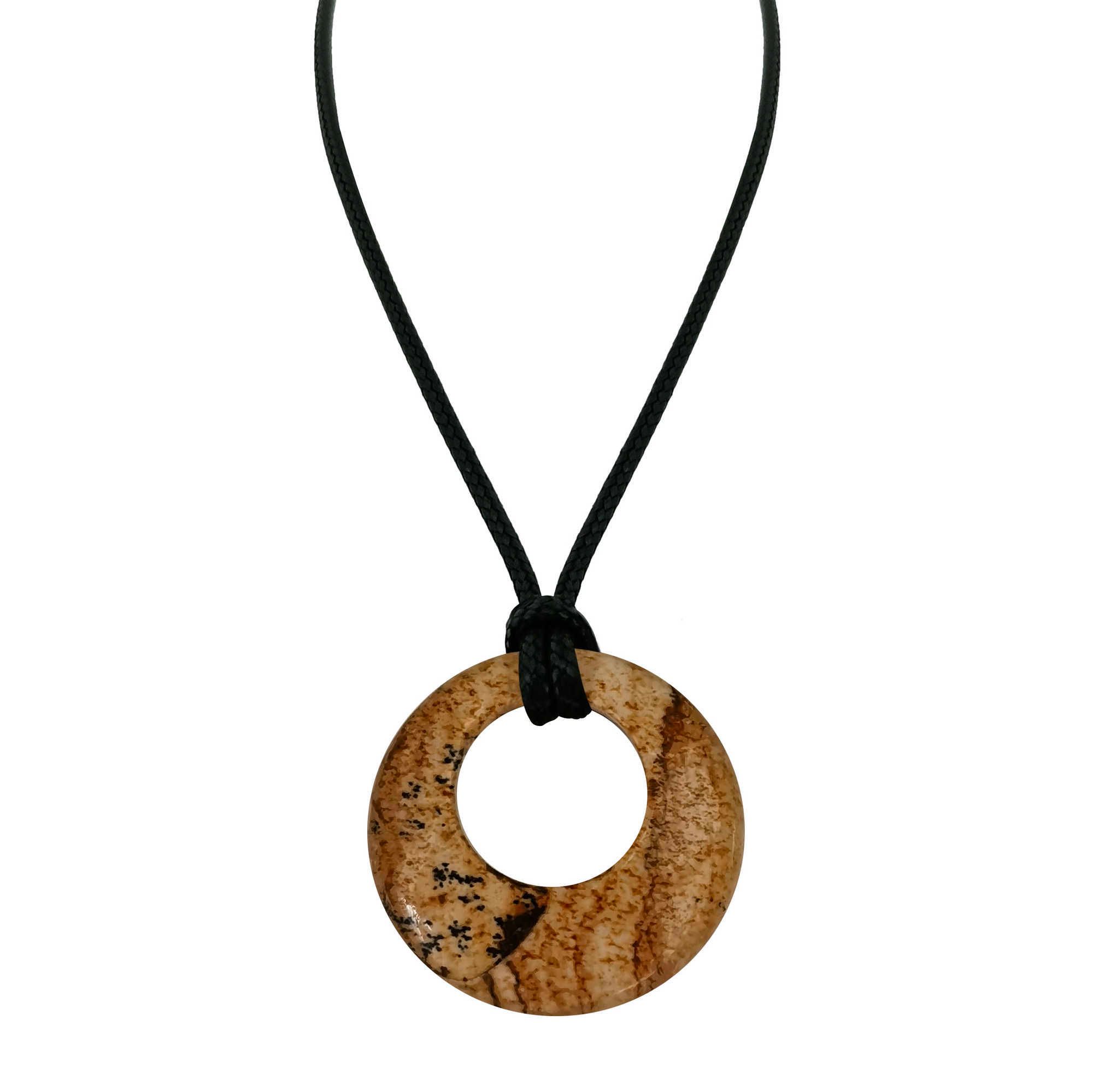 Picture Jasper-60cm Black Cord