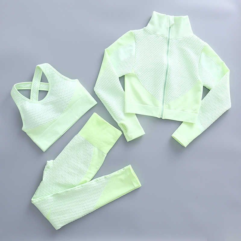 3pcs verde brilhante