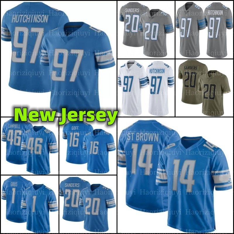 Jack Campbell Detroit Lions Nike Game Jersey - Blue Small