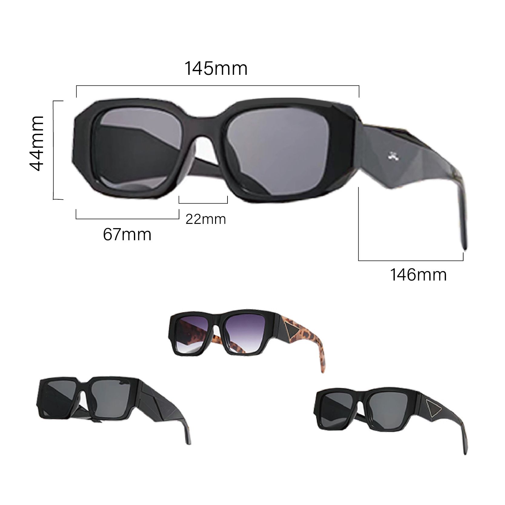 Stylish Frameless Beach Sunglasses For Men And Women With UV400 Protection  And Buffalo Horn Design From Jony88, $9.84