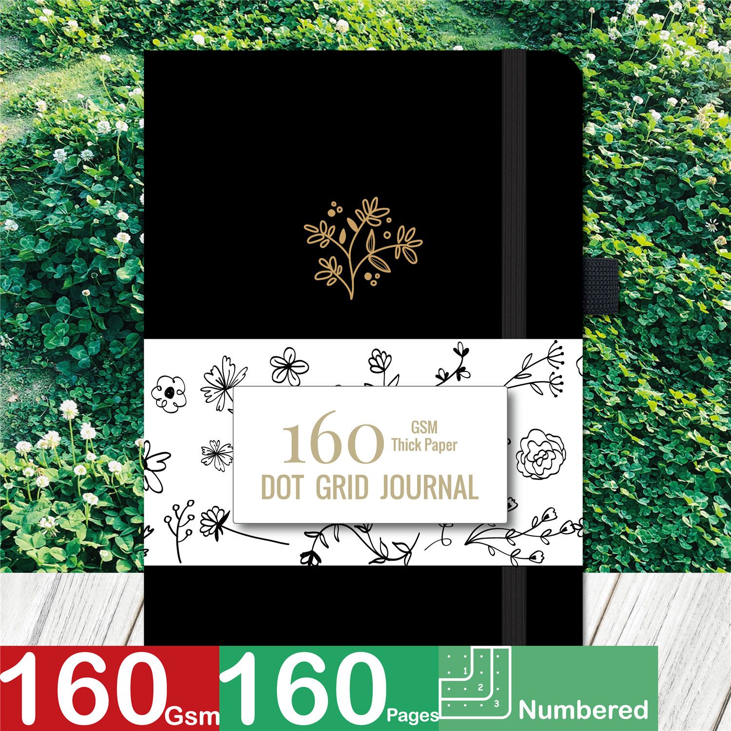 Black-Numbered 160 Pages20