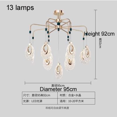 直径95cm高さ92cm 13ランプ