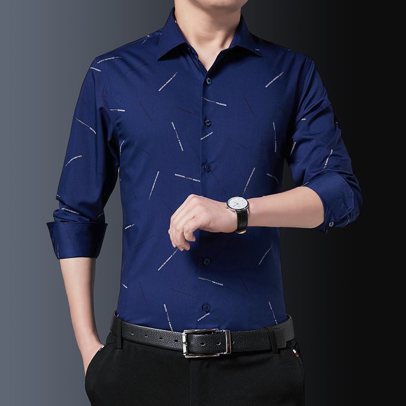 Darkblue Shirts Men