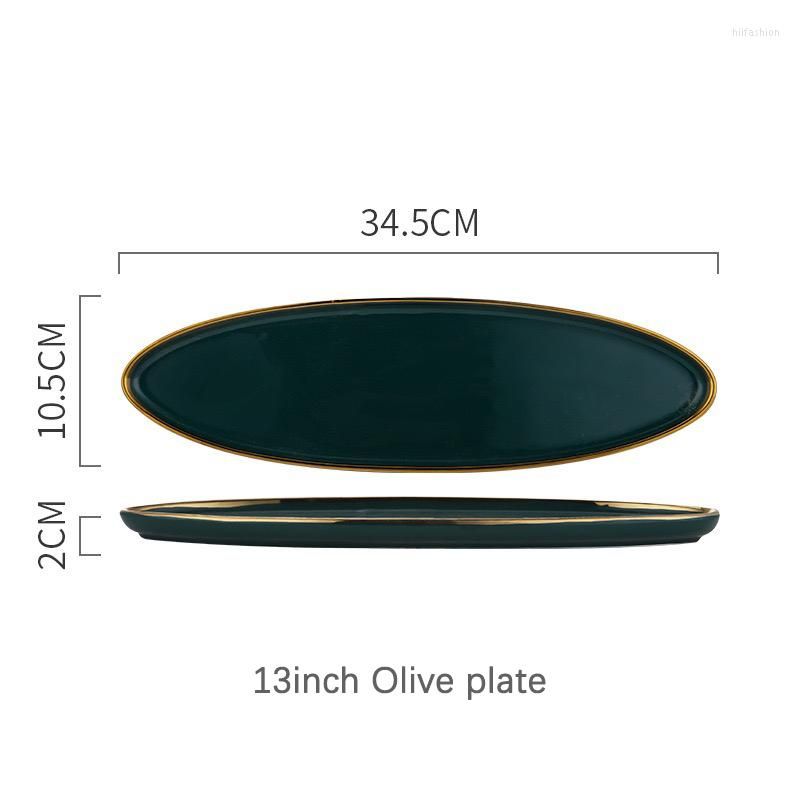 13inch oval plate
