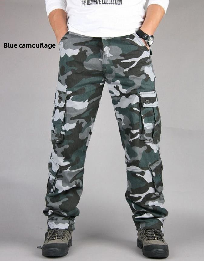 Blauwe camouflage