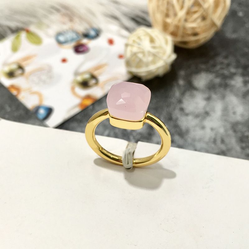 Goud 6#-Pink Jade