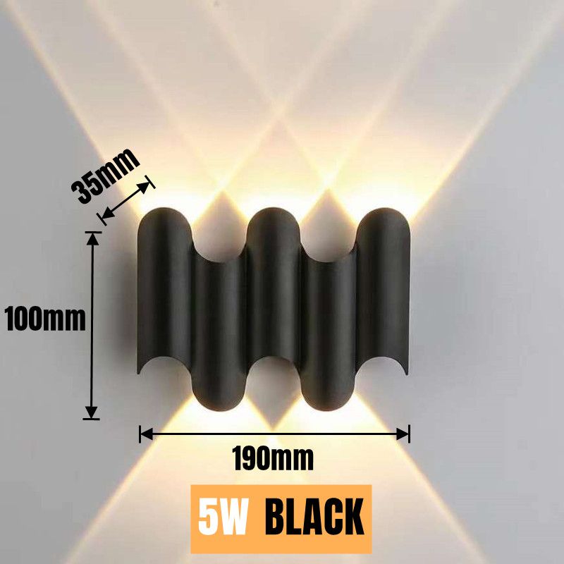 5W Black China Warm White 3000k