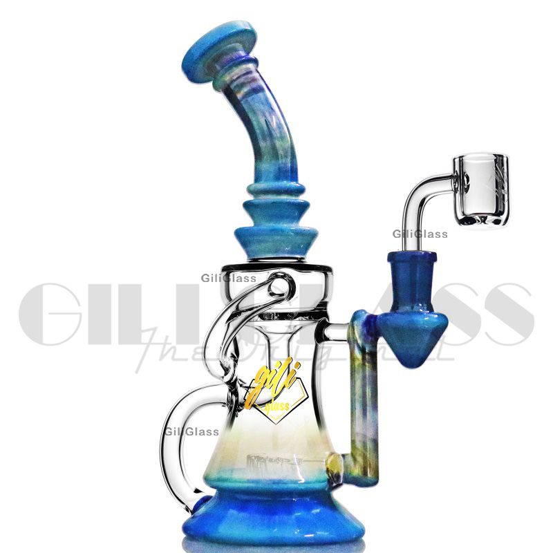 Gili-731 blue with quartz banger