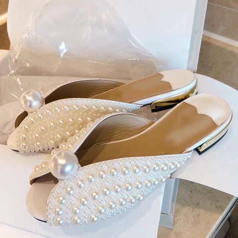pearl slippers