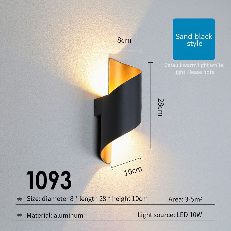 lumière chaude Chine noire 10W