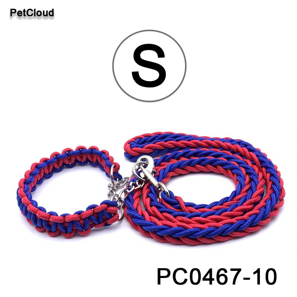 S-redblu-dog Rope467