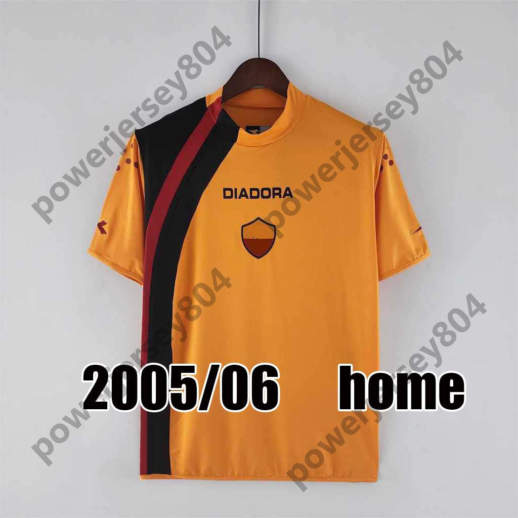 00 01 02 Retro Soccer Jerseys TOTTI Football Shirt 89 90 91 92 94 95 96