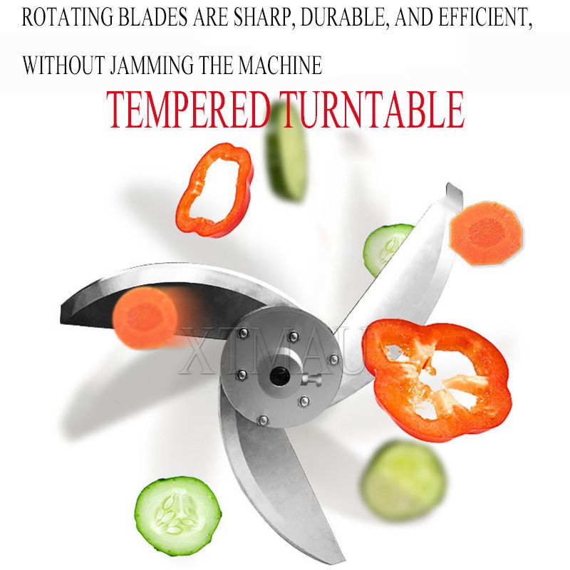 Commercial Vegetable Cutting Machine For Cut Scallion Sauerkraut Pepper Celery  Chopper Multifunction Electric Onion Slicer