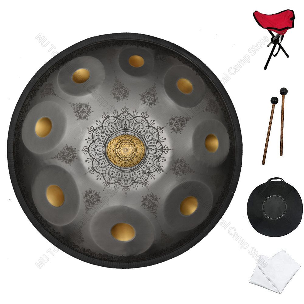 Gray Handpan 9 notes