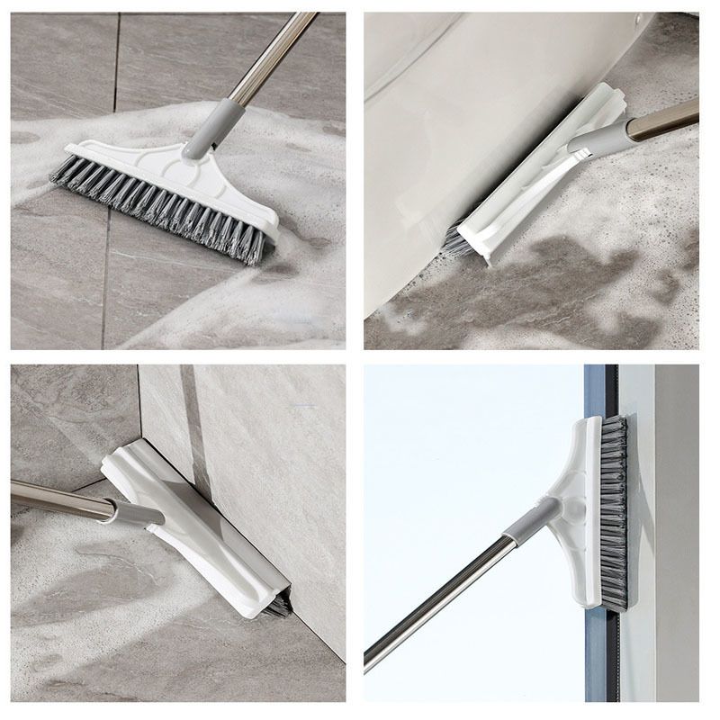 CleanMaster Bathroom Floor Brush Long Handle Tile & Toilet Cleaning Tool  With Seam Brush & Wall Wash Capability. From Xianstore09, $8.61