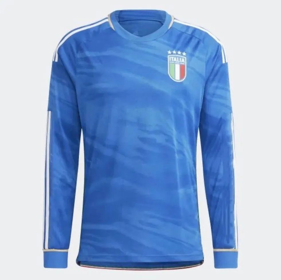Italy Soccer Jerseys Player Version Maglie Da Calcio Italy Long Sleeves