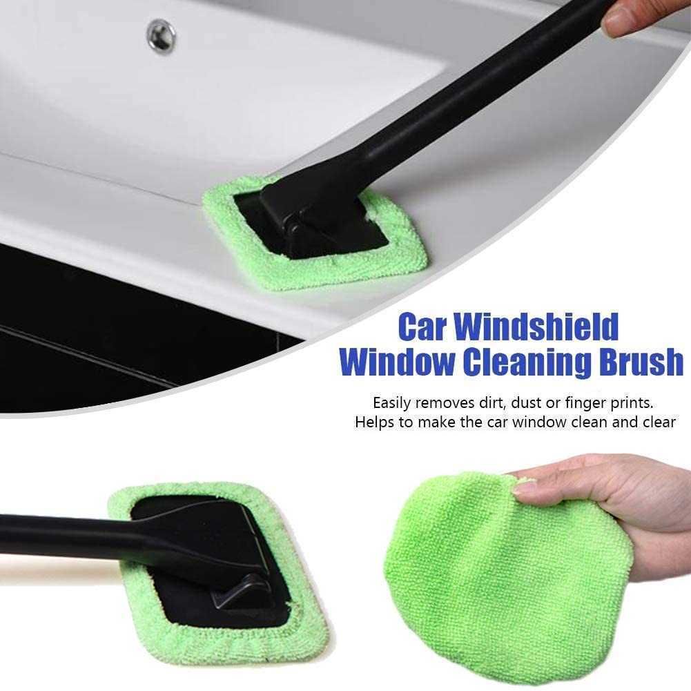 Reusable Microfiber Cloth Car Wideshield Window Cleaner with Detachable  Handle - China Window Cleaner and 3 in 1 Window Cleaner price