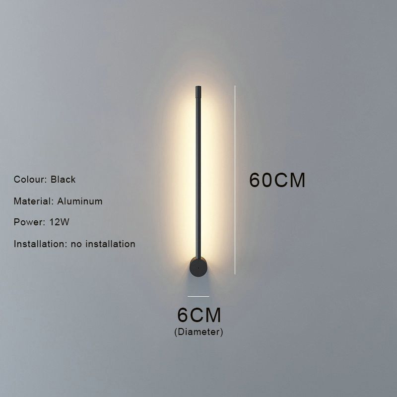 zwart-60 cm warm licht