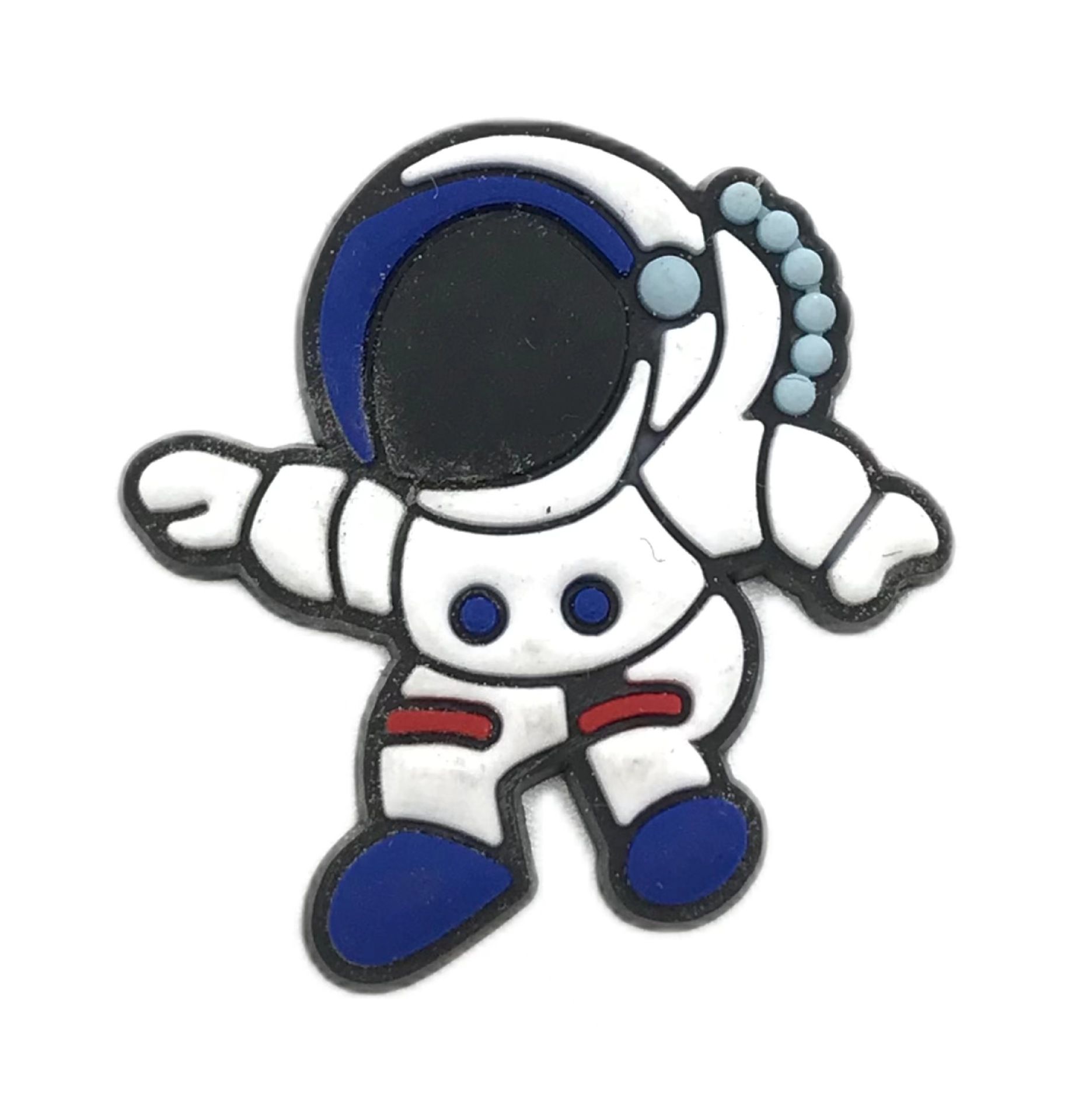 Astronauta bianco blu.